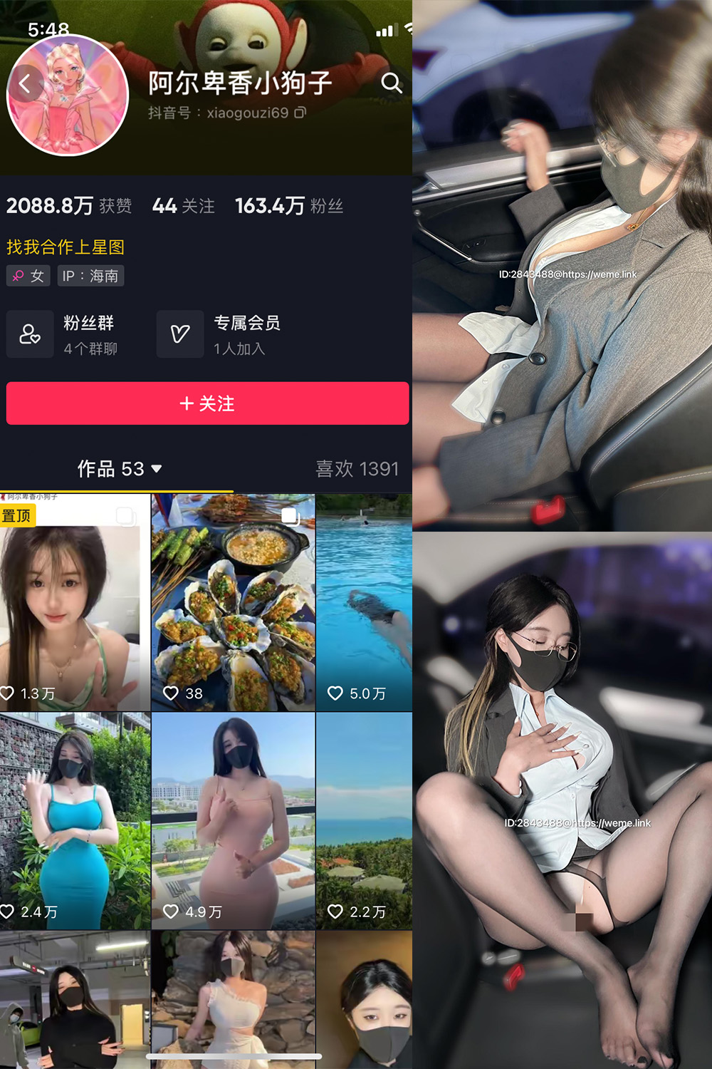 抖音 阿尔卑香小狗子 微密圈 NO.007期 【15P】最新至:2023.6.13