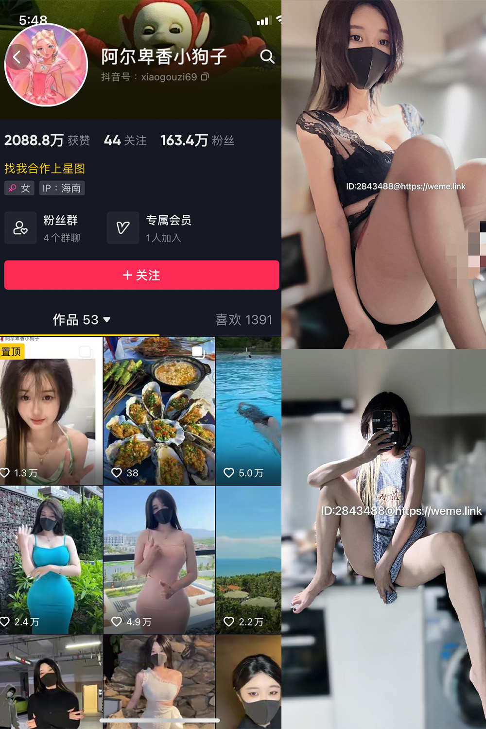 抖音 阿尔卑香小狗子 微密圈 NO.008期 【14P】最新至:2023.6.16