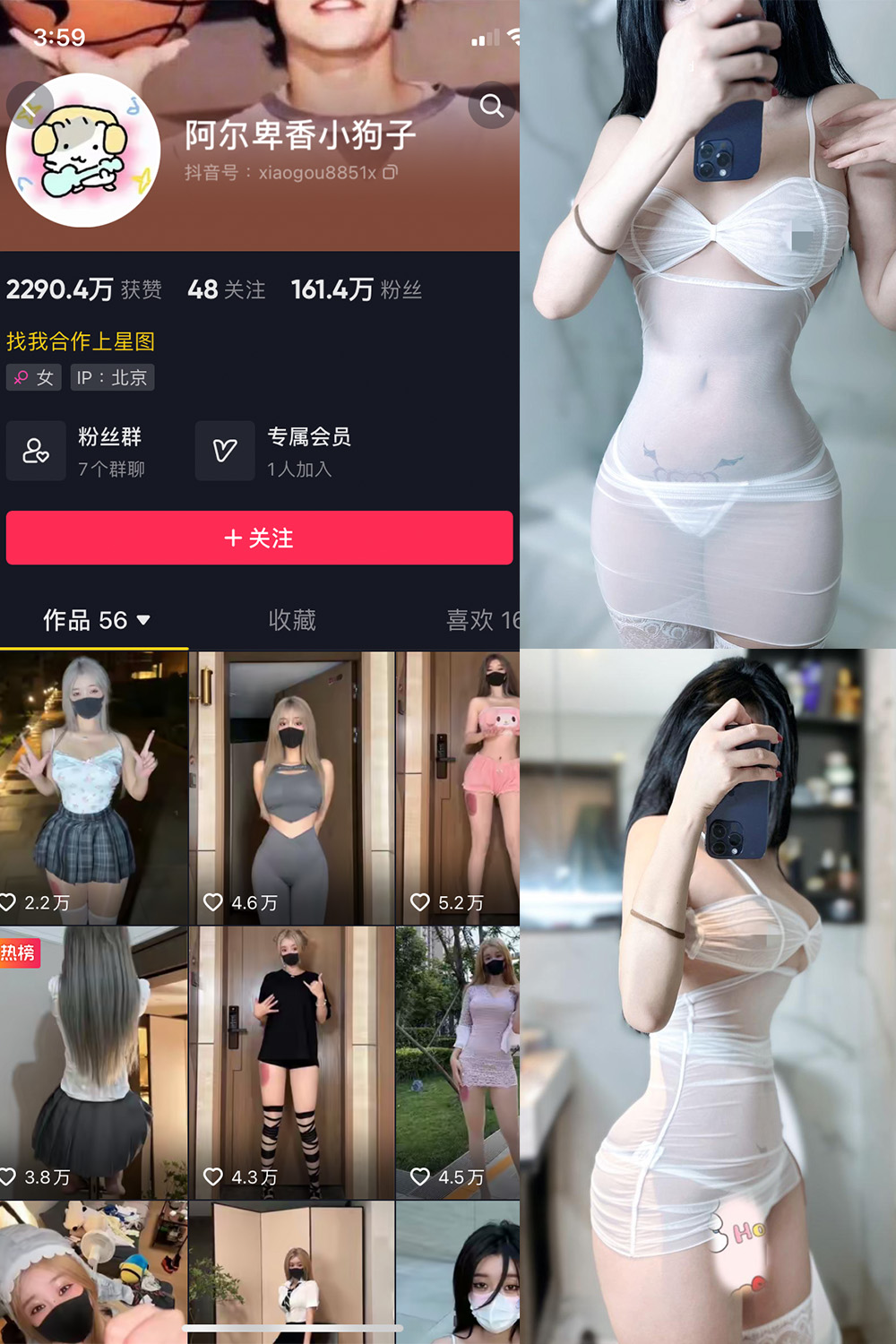 抖音 阿尔卑香小狗子 微密圈 NO.028期 【33P】最新至:2023.10.1