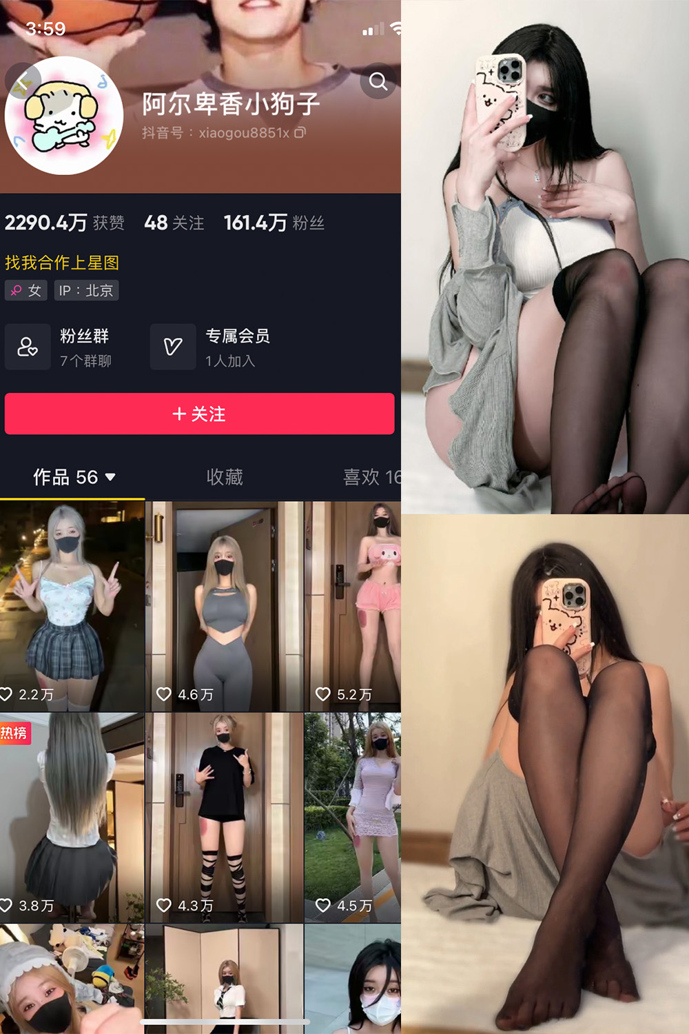 抖音 阿尔卑香小狗子 微密圈 NO.042期 【6P1V】最新至:2024.1.24